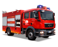 Man Fire Truck